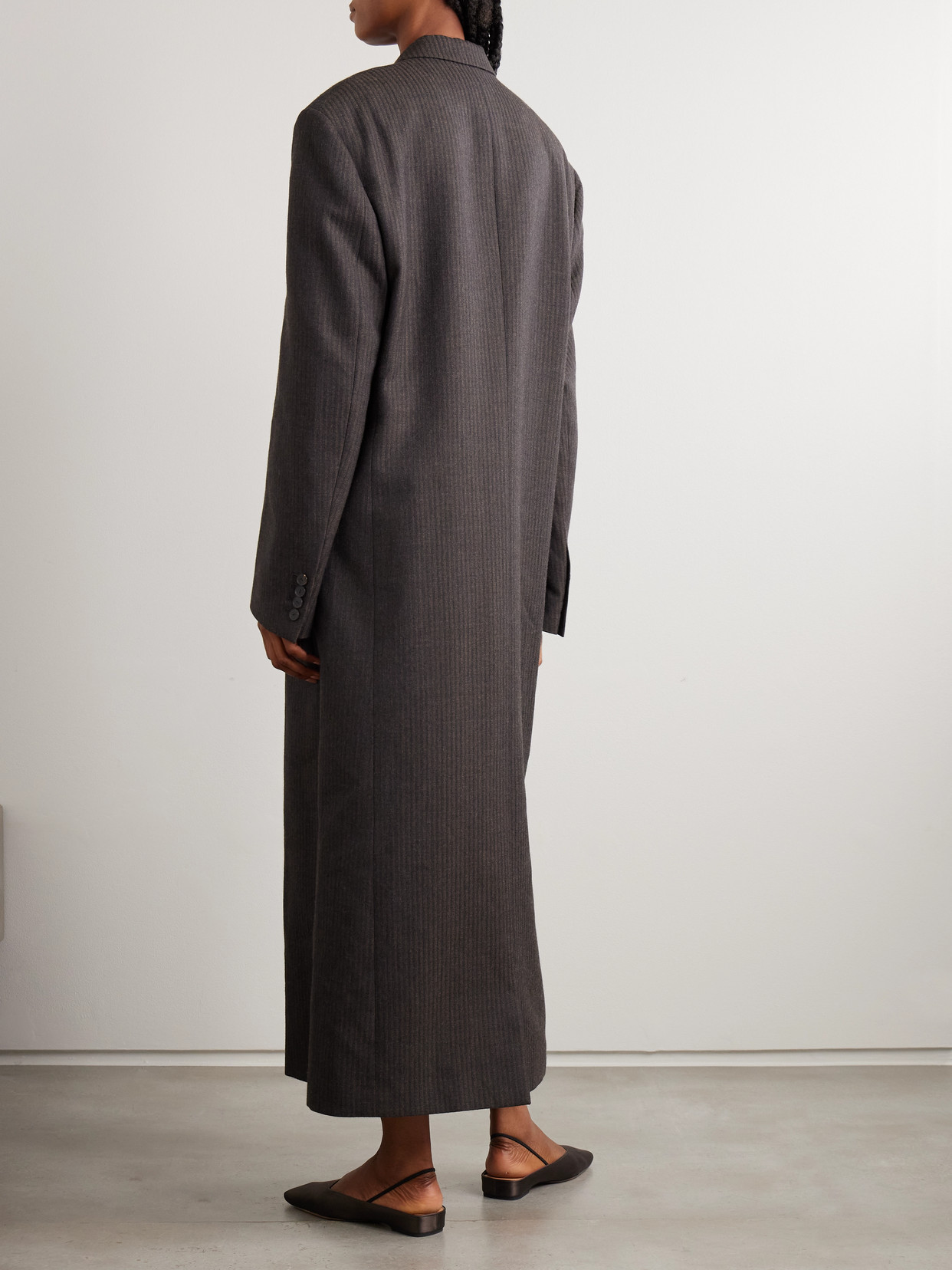 Collection - Brooke Oversized Striped Coat