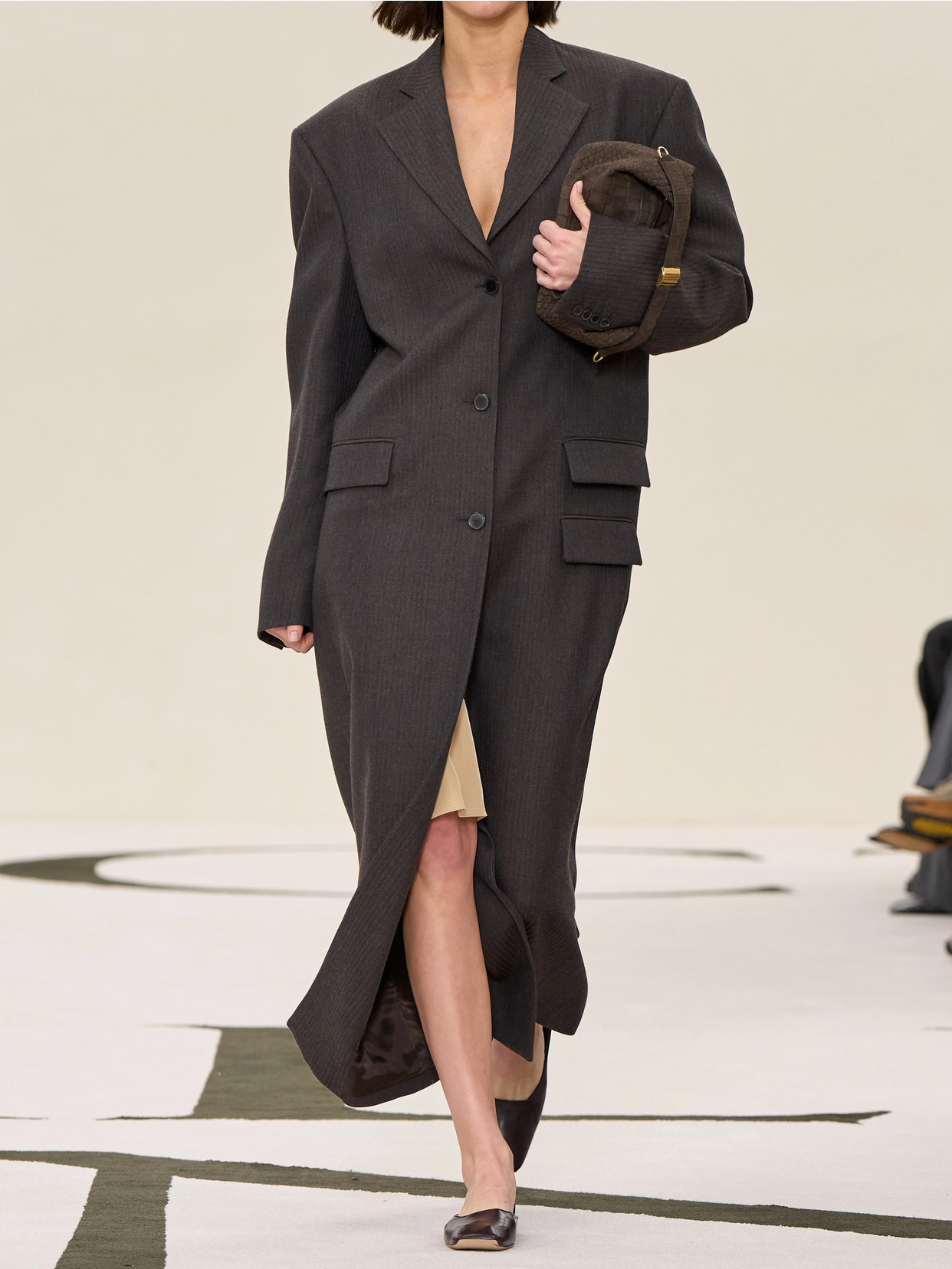Collection - Brooke Oversized Striped Coat