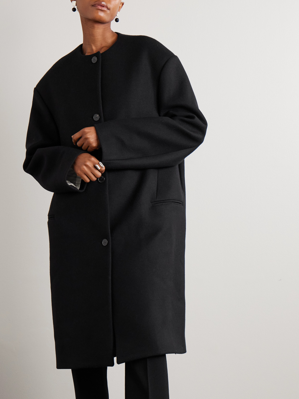 Collection - Cora Wool And Cashmere-Blend Coat