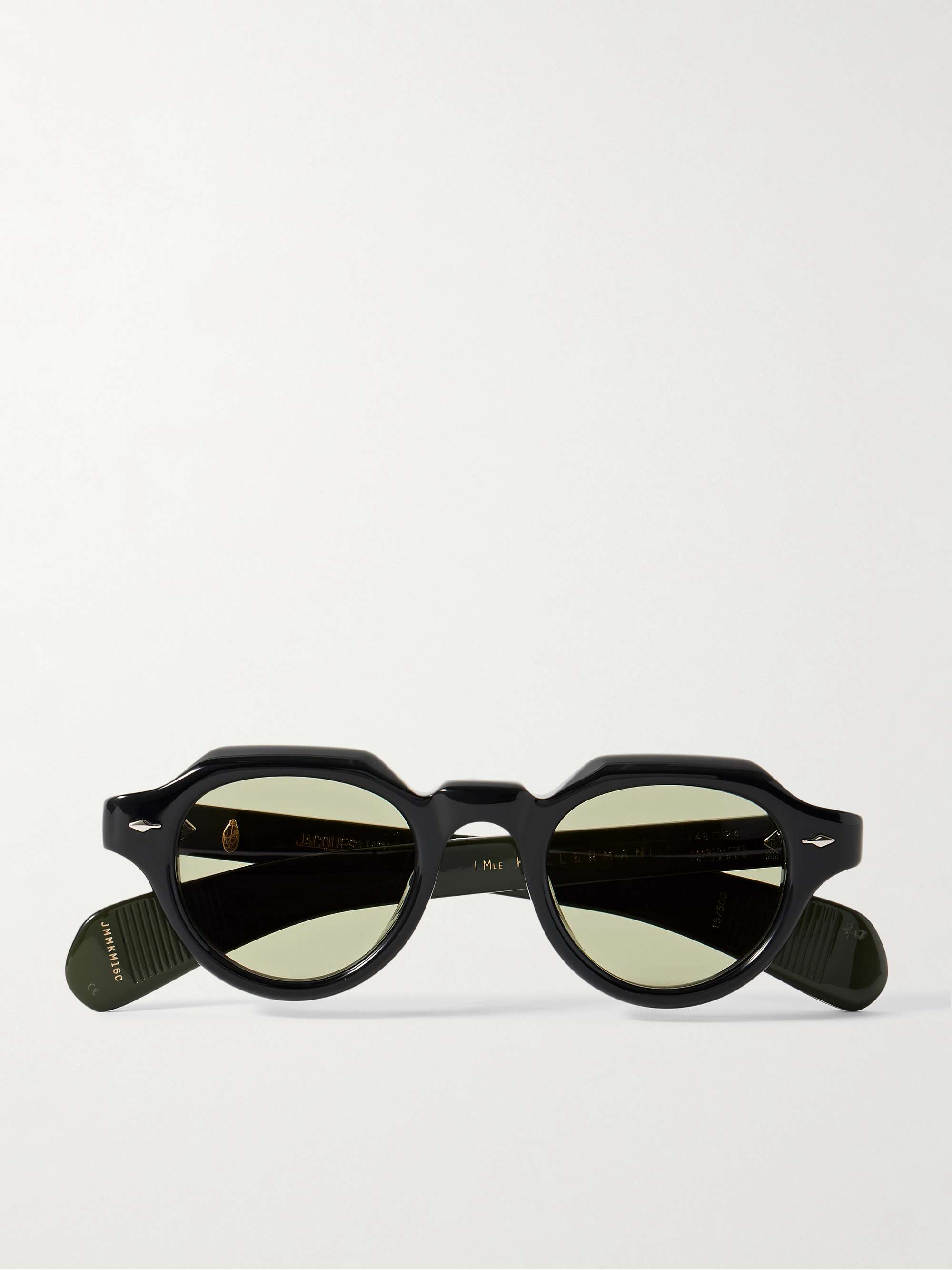 Kellerman round-frame acetate sunglasses - black - One Size