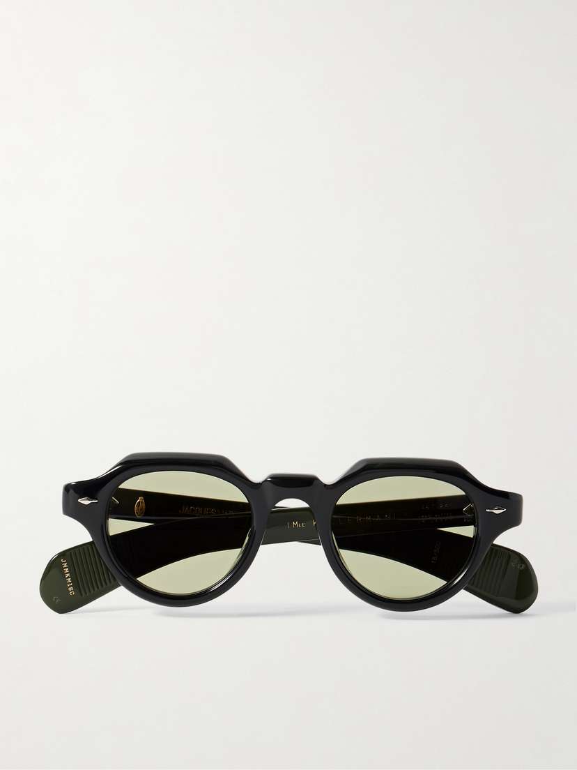 Jacques Marie Mage Kellerman Round-frame Acetate Sunglasses
