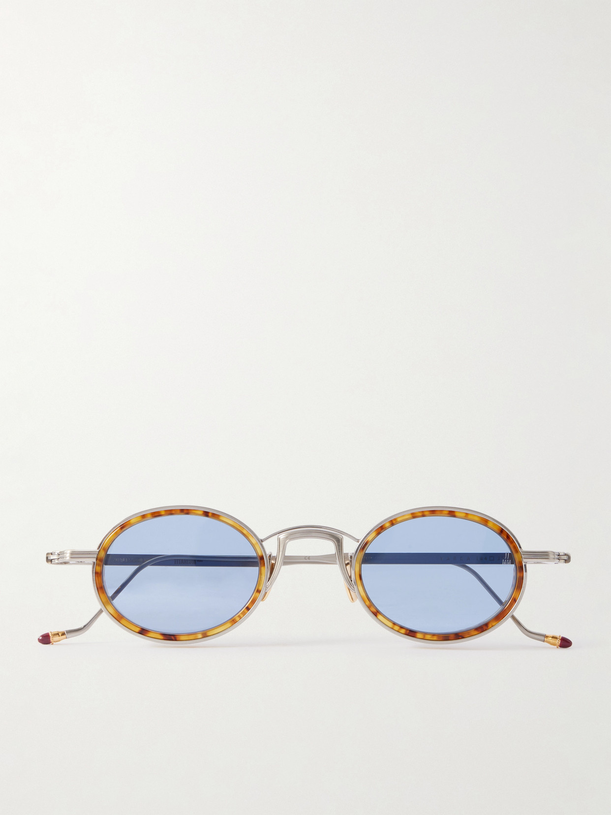Jacques Marie Mage Round-frame Titanium And Tortoiseshell Acetate Sunglasses In Brown