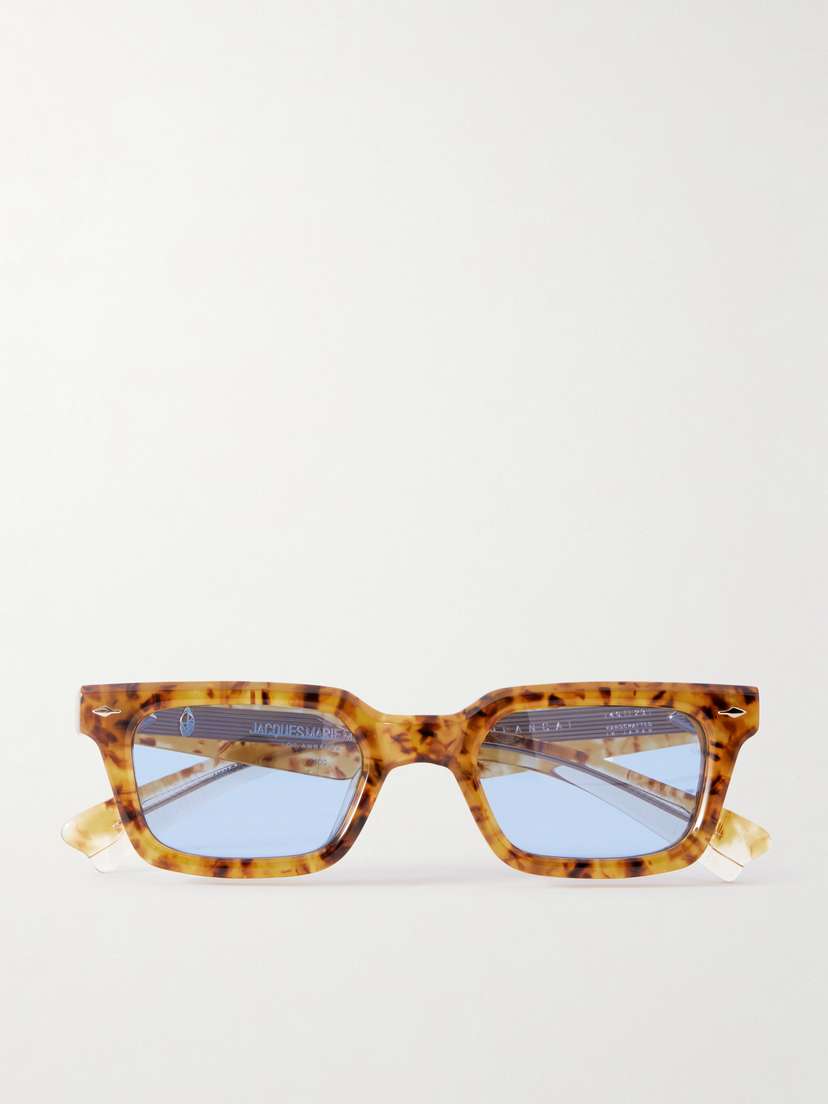 Jacques Marie Mage Casablanca D-frame Tortoiseshell Acetate Sunglasses