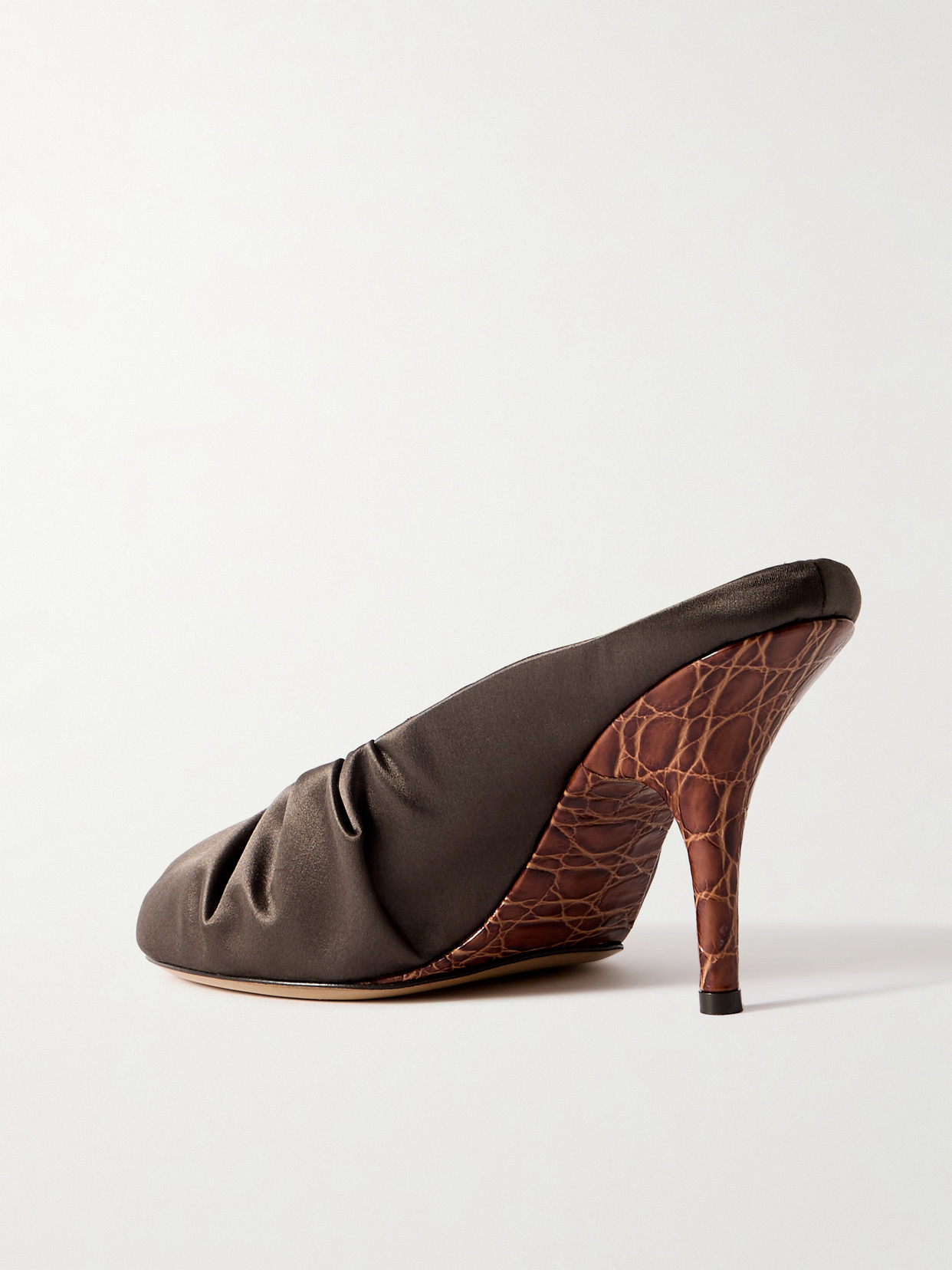 Ruched Mules