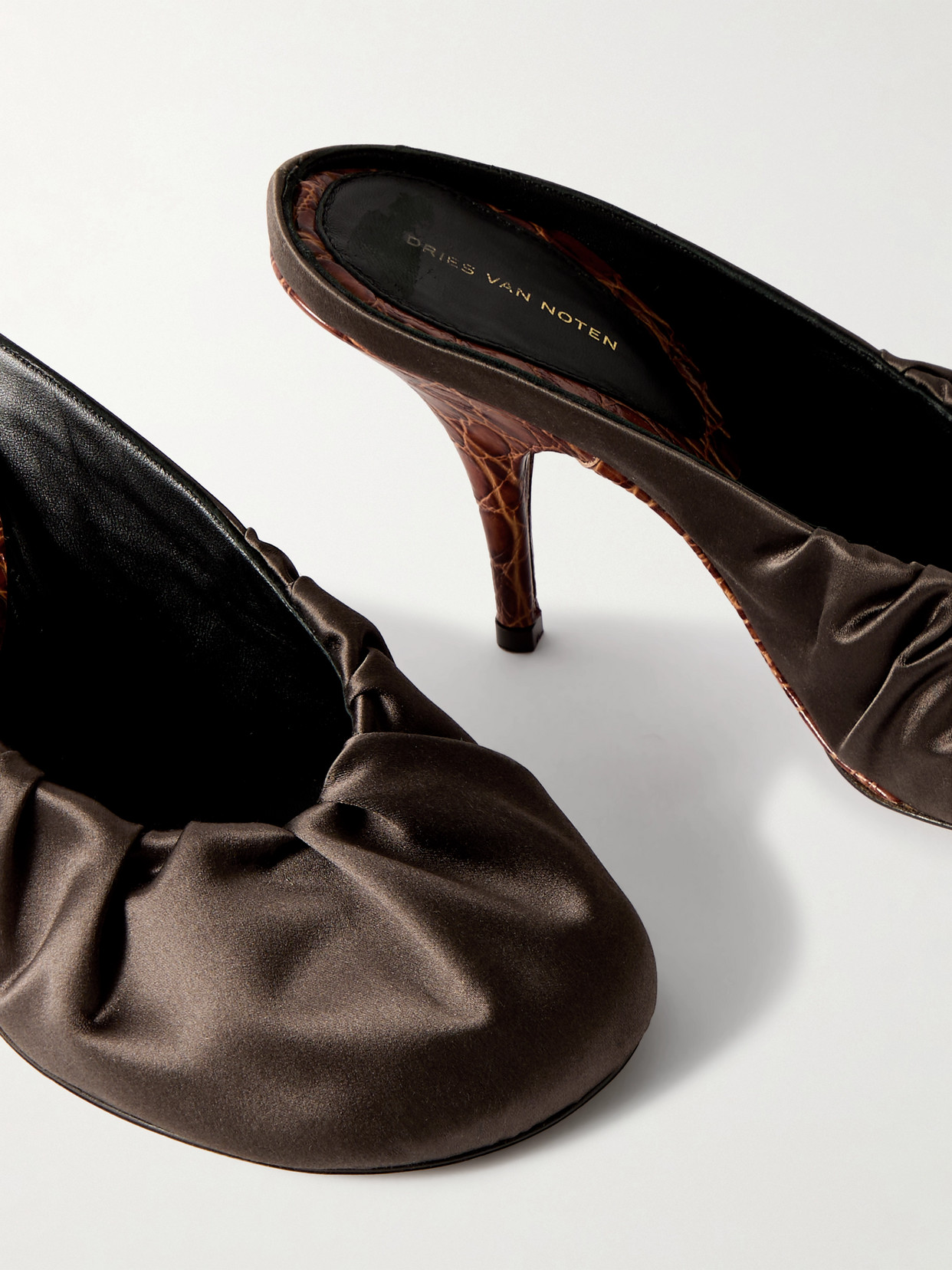 Ruched Mules