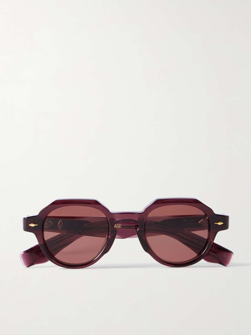 Jacques Marie Mage Pontian Round-frame Acetate Sunglasses