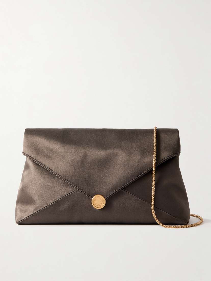 Dries Van Noten Satin Clutch