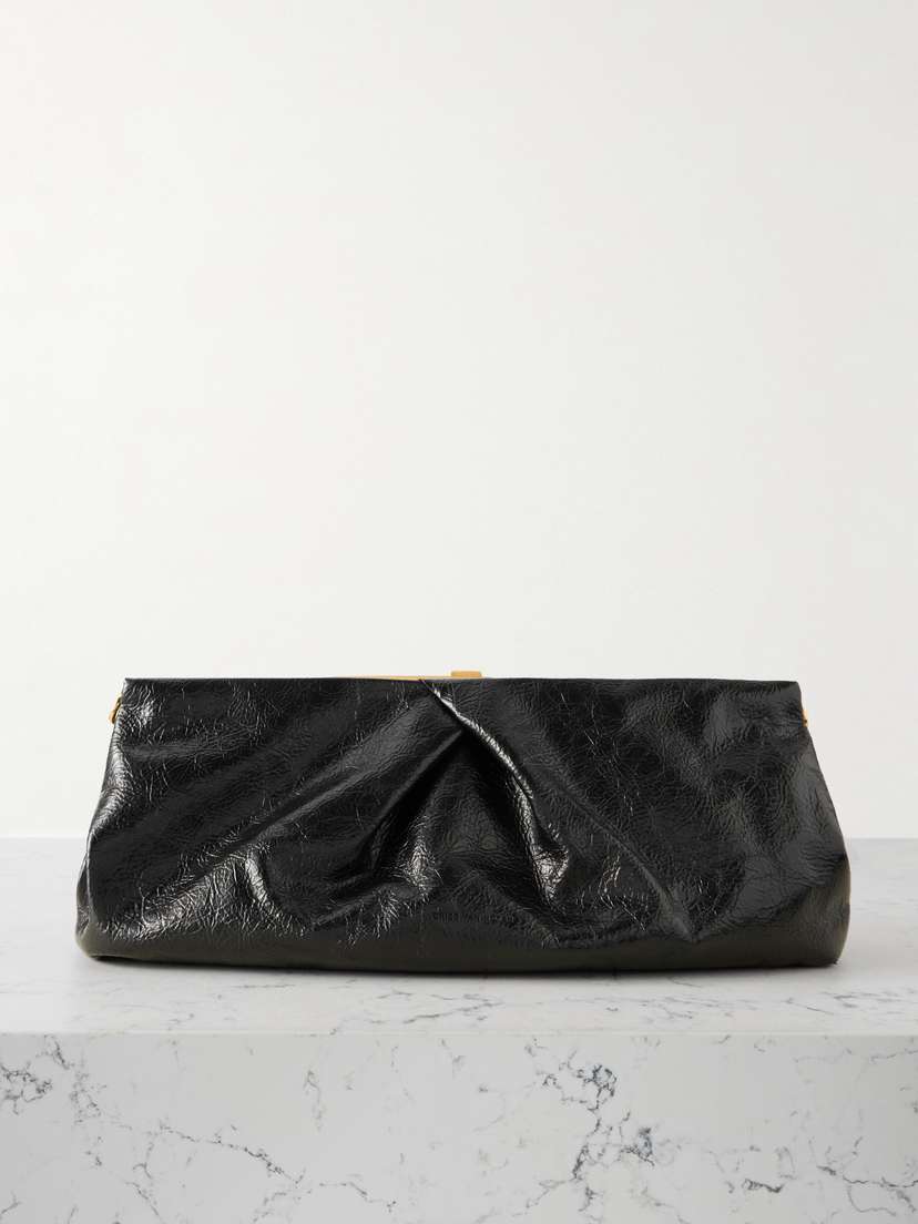 Dries Van Noten Leather Clutch