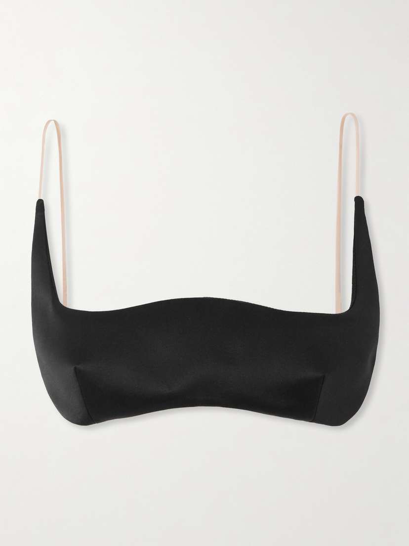Valentino Garavani Silk-satin Bralette