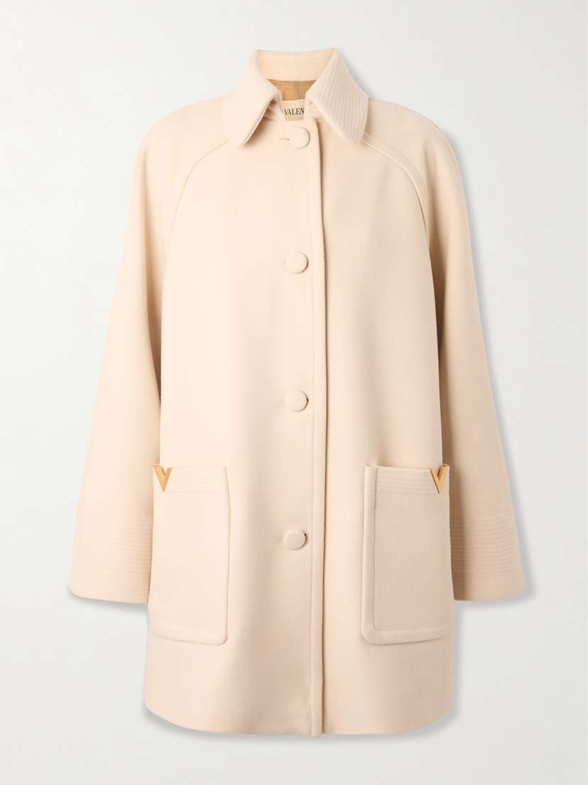 Valentino Garavani Embellished Wool Coat