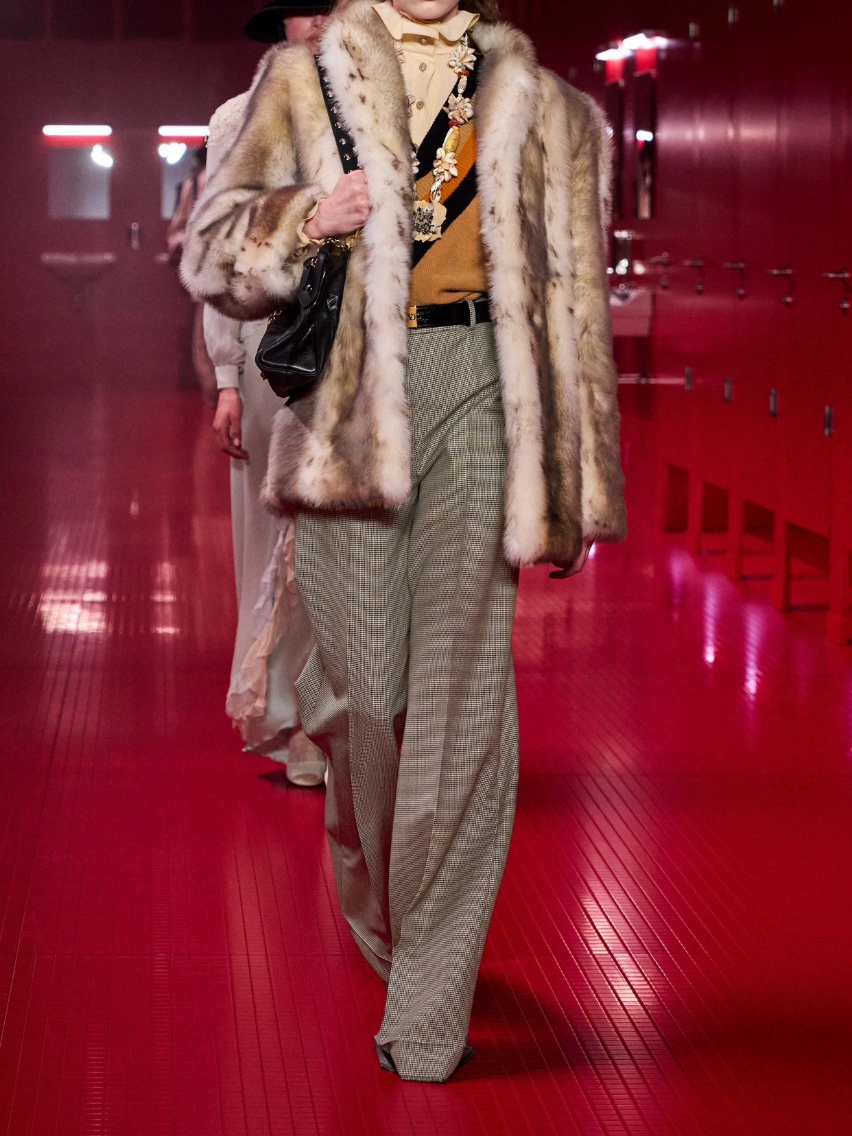 Valentino Ruffled Silk-chiffon Blouse In Neutral