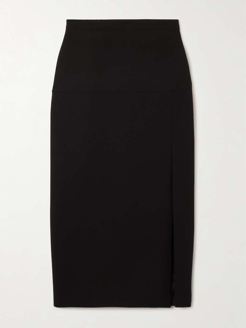 Valentino Garavani — Wool midi skirt
