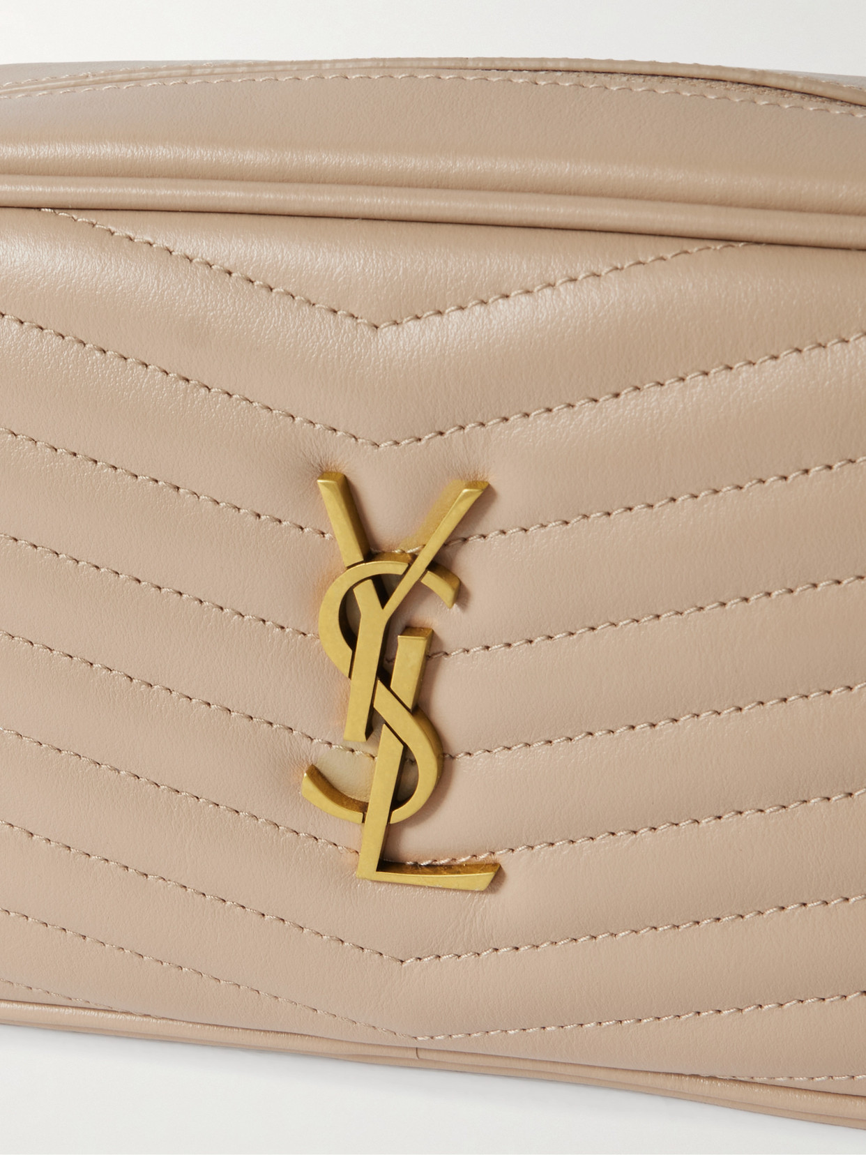 Saint Laurent Lou Mini Matelassé Leather Shoulder Bag