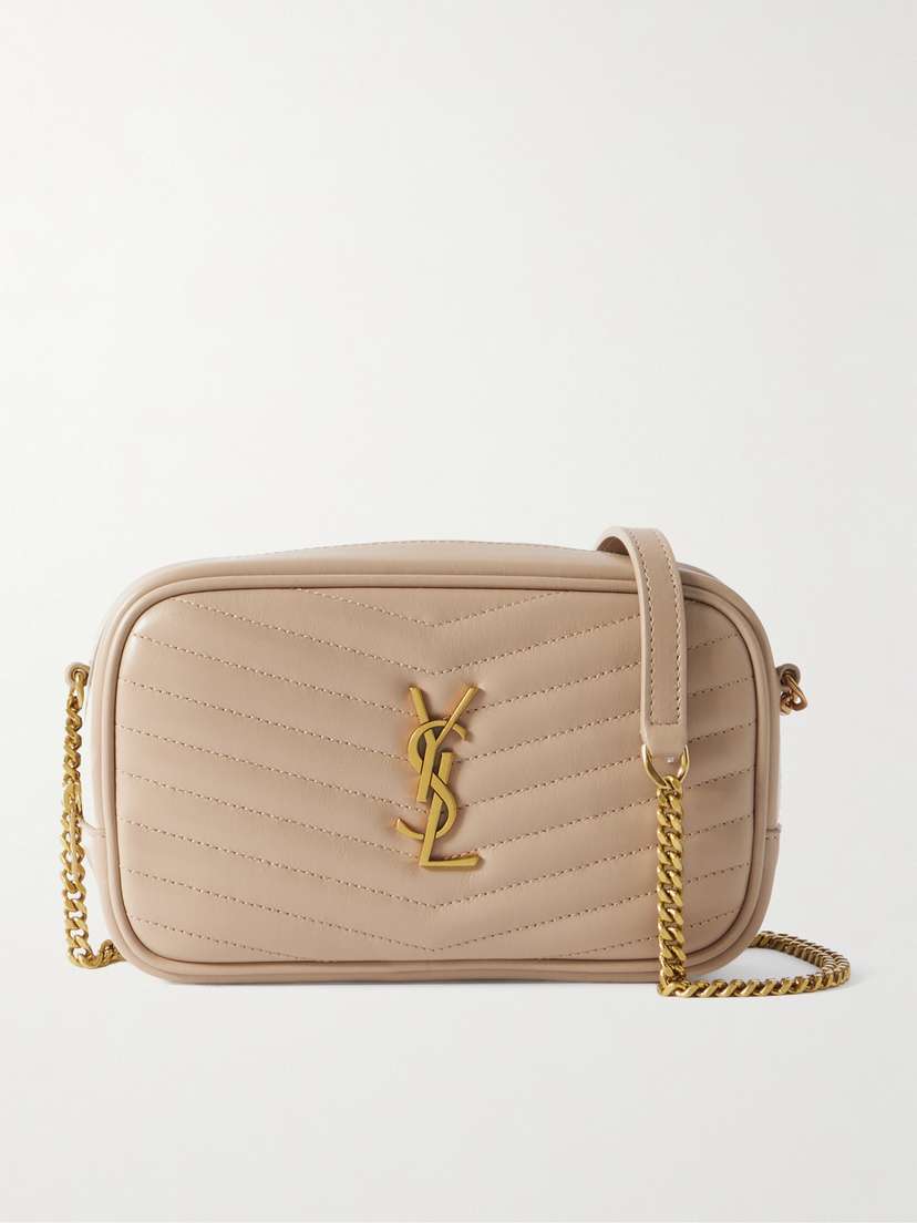 Saint Laurent Lou Mini Matelassé Leather Shoulder Bag