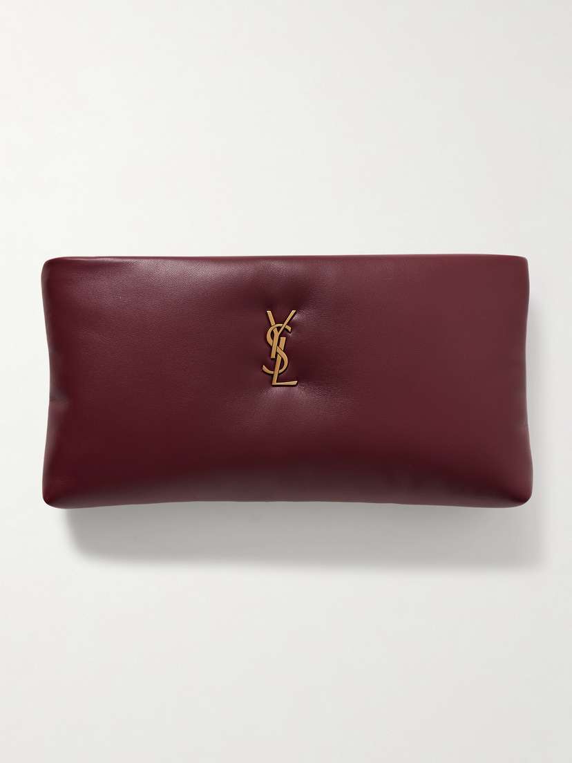 Calypso Long Padded Leather Pouch | Image | 0