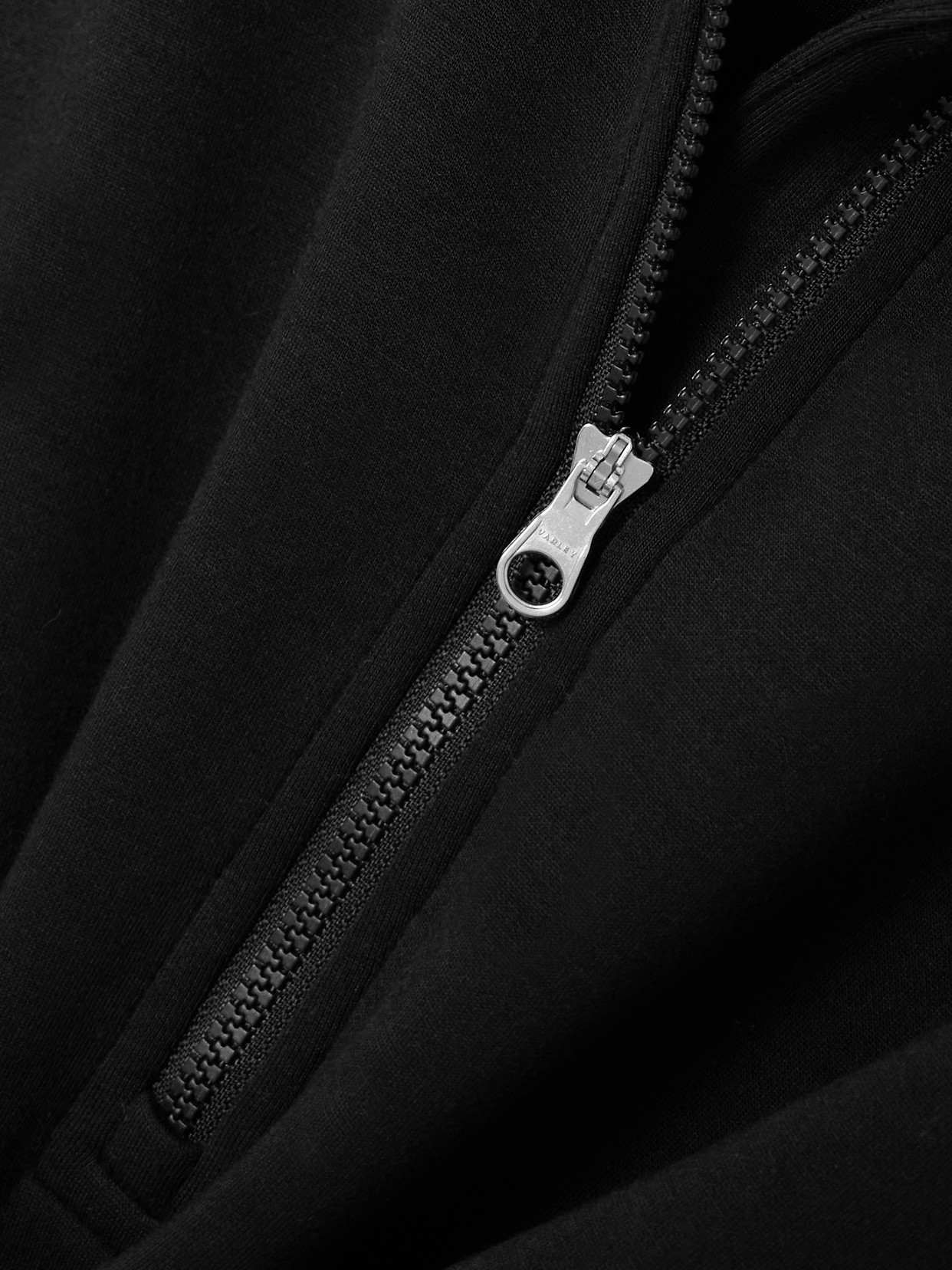 Karo Stretch-Jersey Half-Zip Sweater