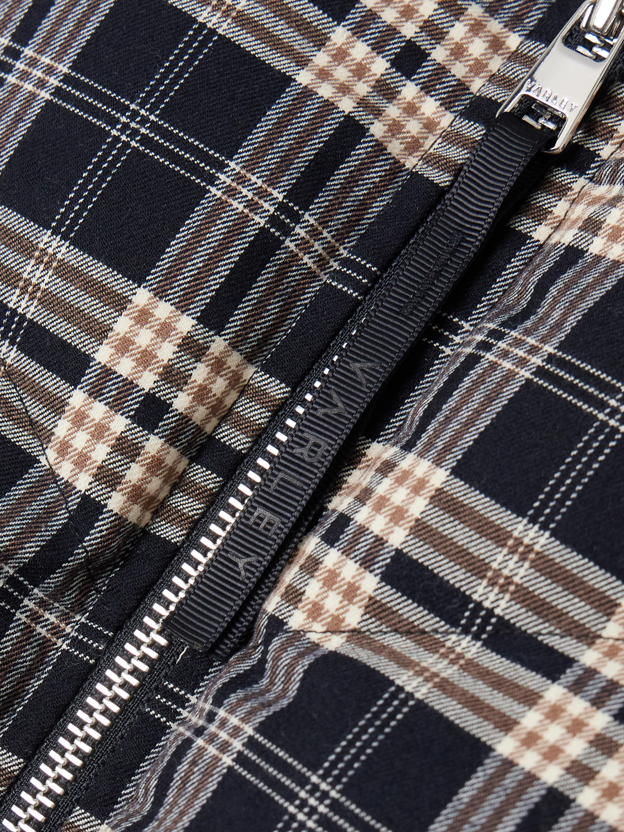 Varley Bryony Ribbed Knit-trimmed Quilted Checked Ski Jacket In Multi