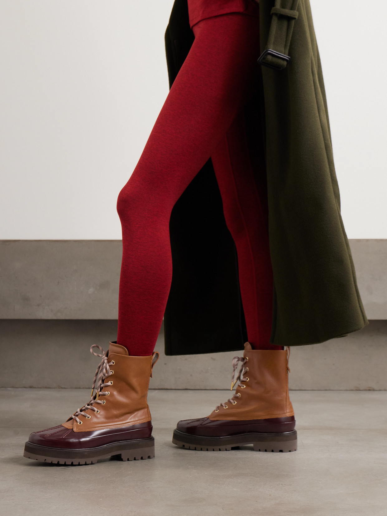 Silo Topstitched Paneled Ankle Boots