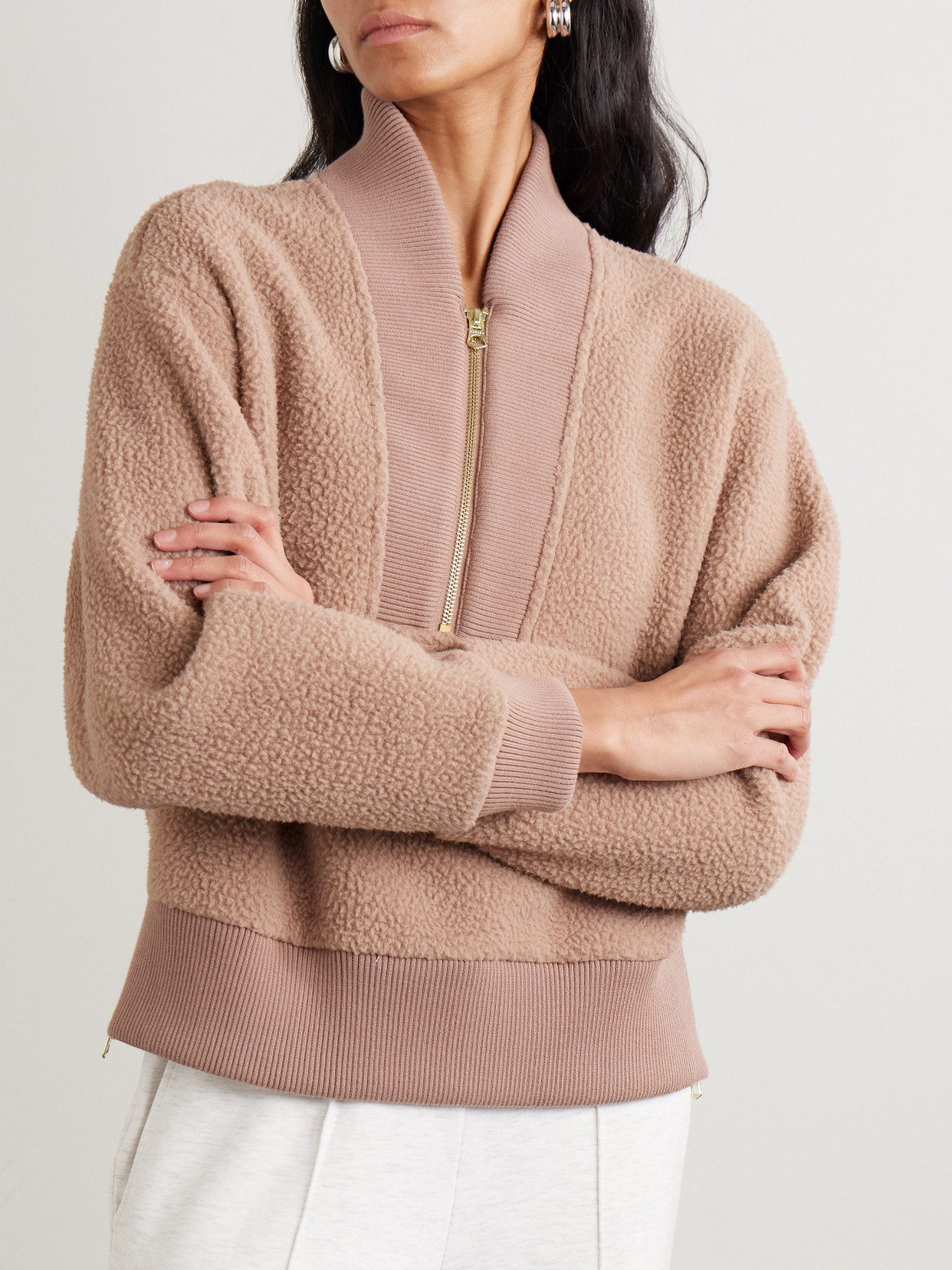 Mumford Recycled-Fleece Half-Zip Sweatshirt
