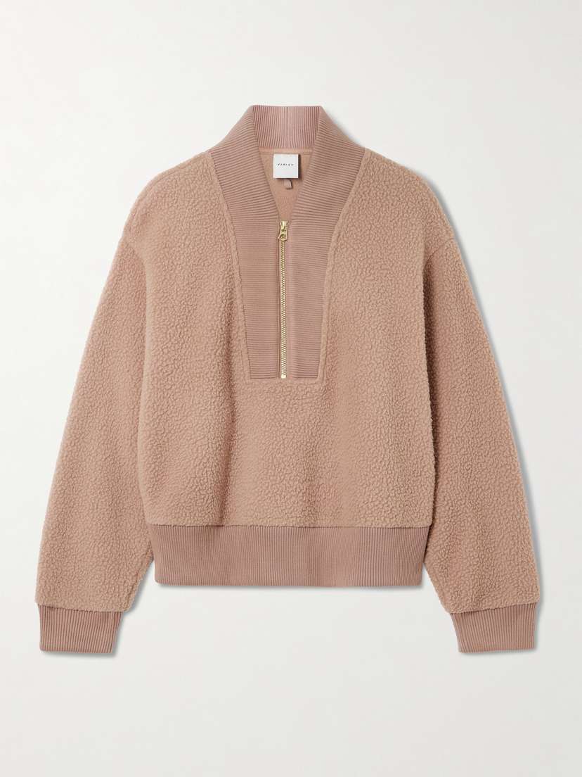Varley Mumford Recycled-fleece Half-zip Sweatshirt