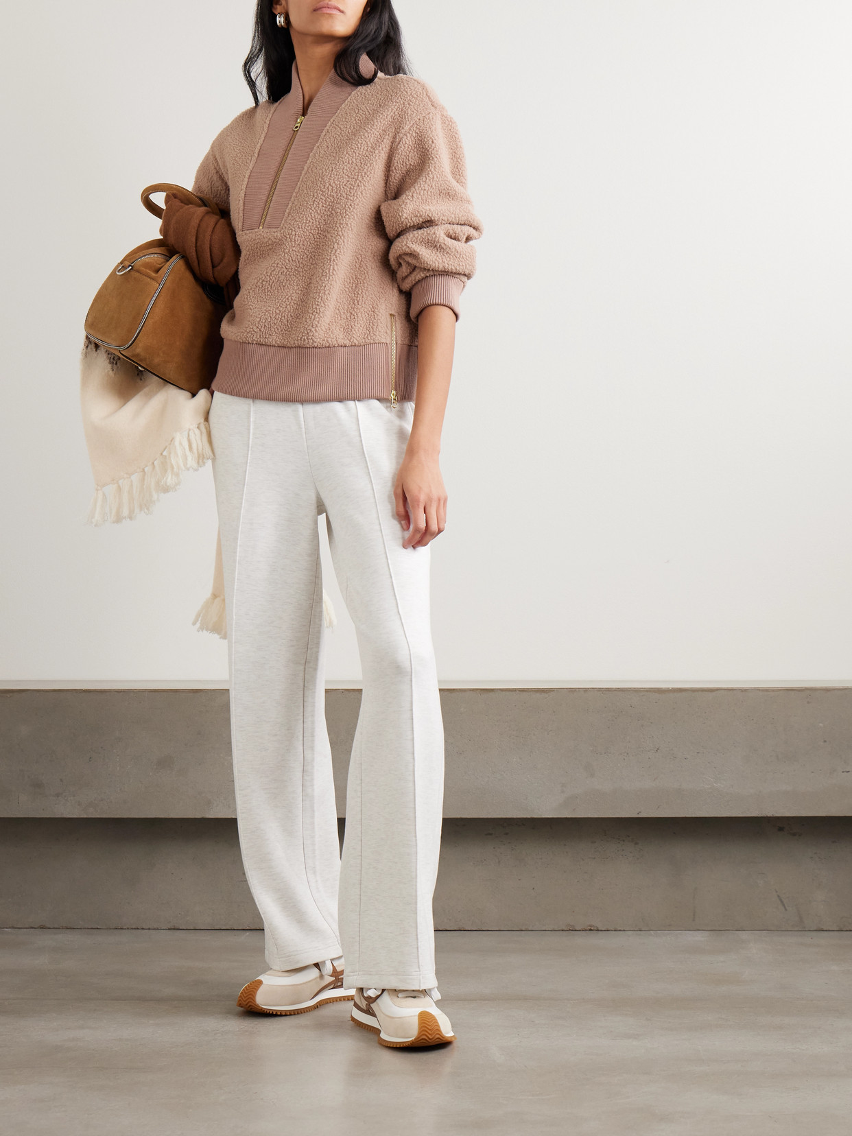 Mumford Recycled-Fleece Half-Zip Sweatshirt