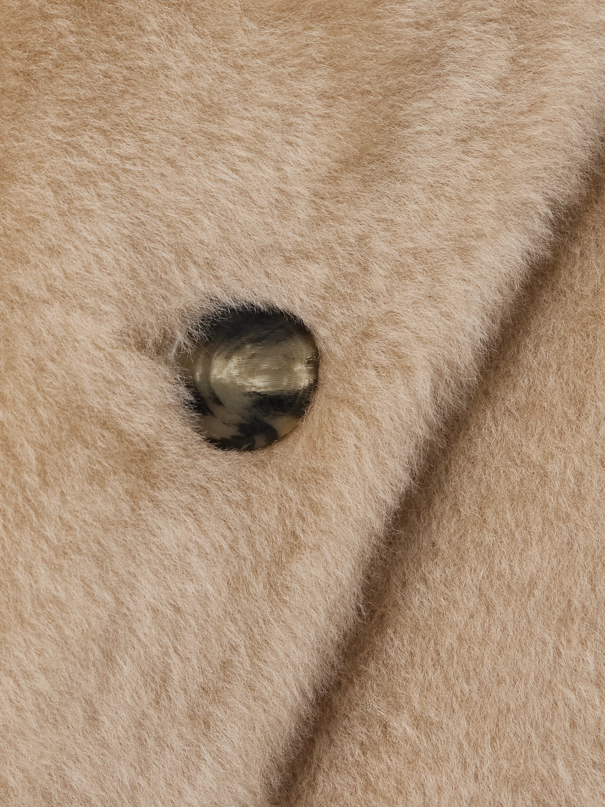 Hooded Belted Shearling Coat