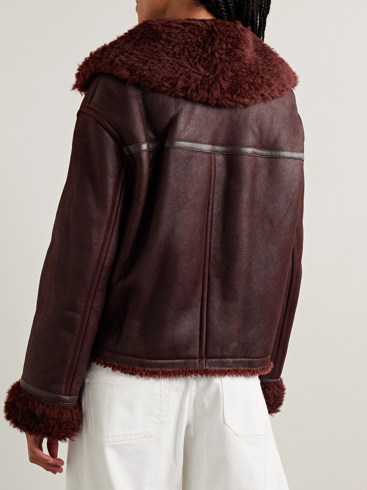 Shearling-Trimmed Jacket
