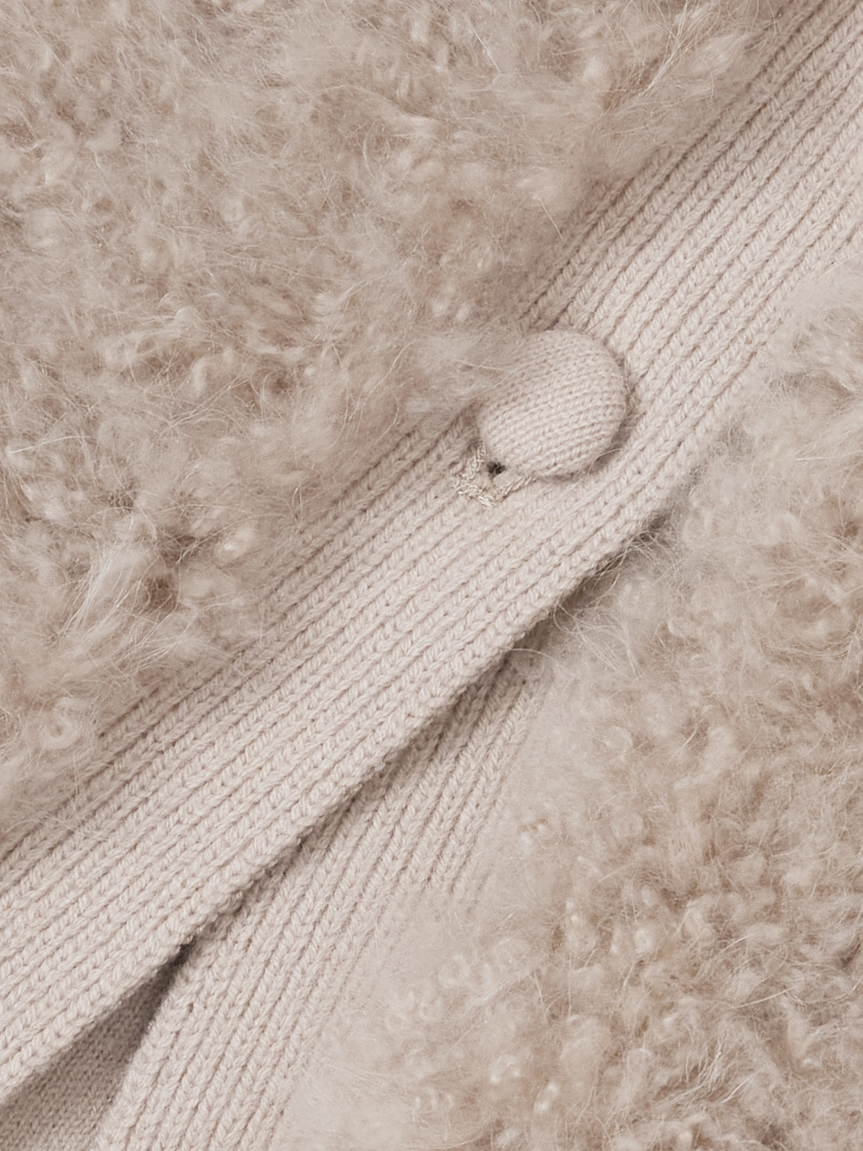 Yves Salomon Wool-trimmed Shearling Gilet In White