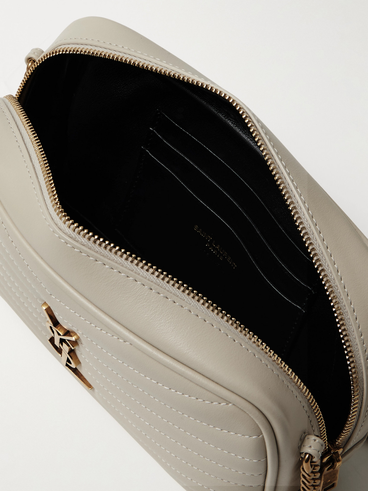 Saint Laurent Lou Mini Matelassé Leather Shoulder Bag