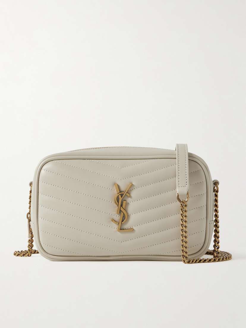 Saint Laurent Lou Mini Matelassé Leather Shoulder Bag