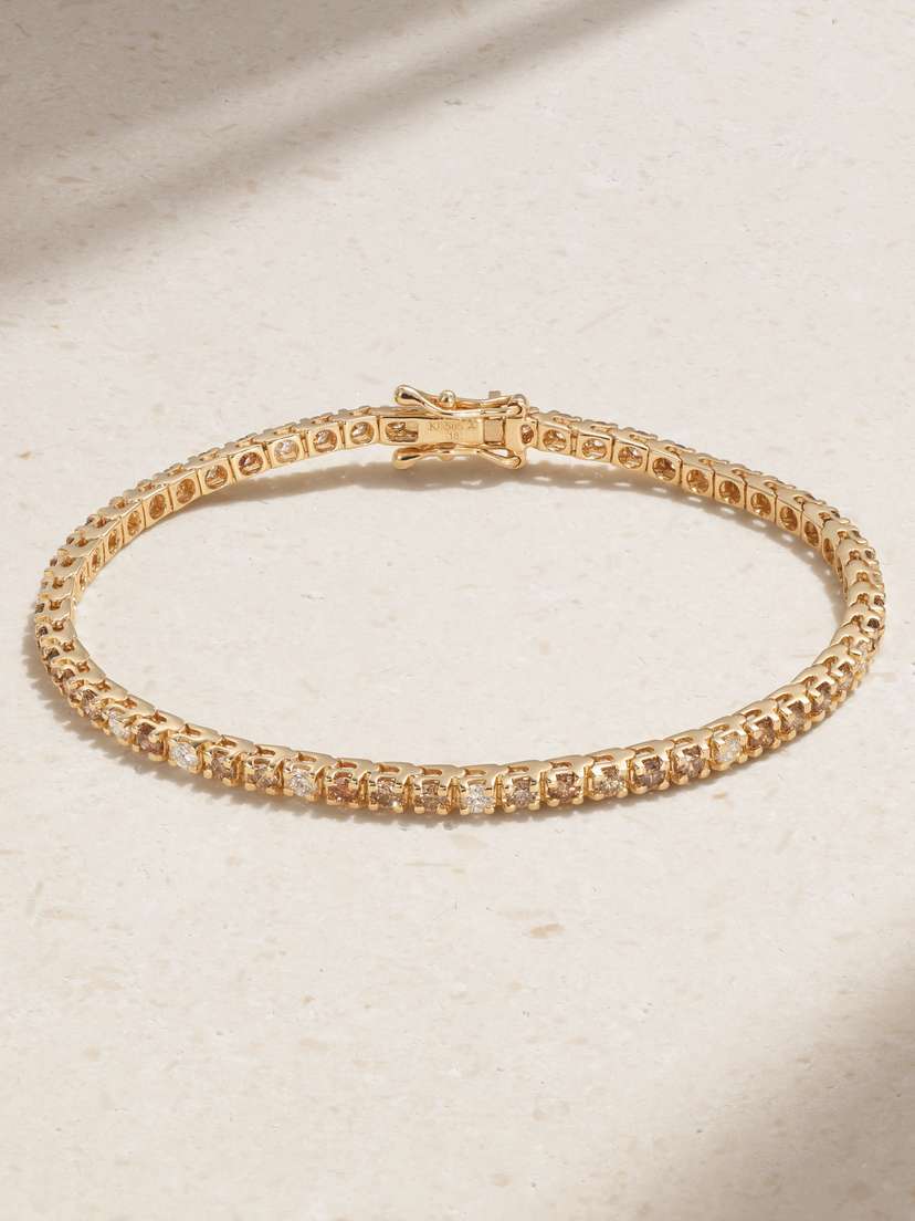 KOLOURS JEWELRY 14-karat Gold Diamond Bracelet
