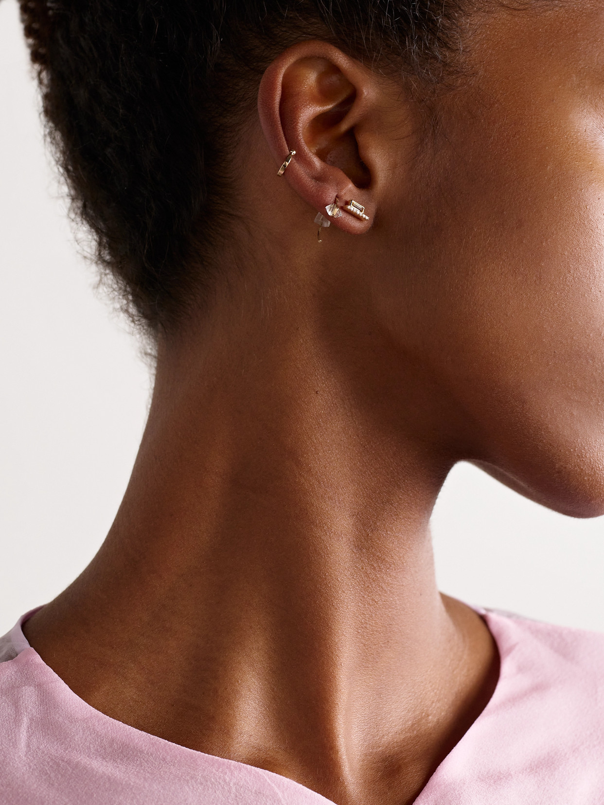 Melissa Joy Manning Cityscape 14-karat Recycled Gold, Citrine And Diamond Earrings In Gold