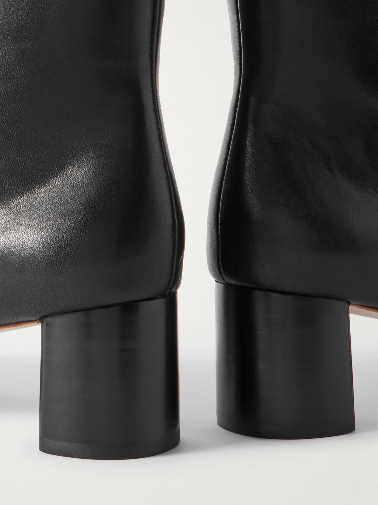 Gia Leather Knee Boots