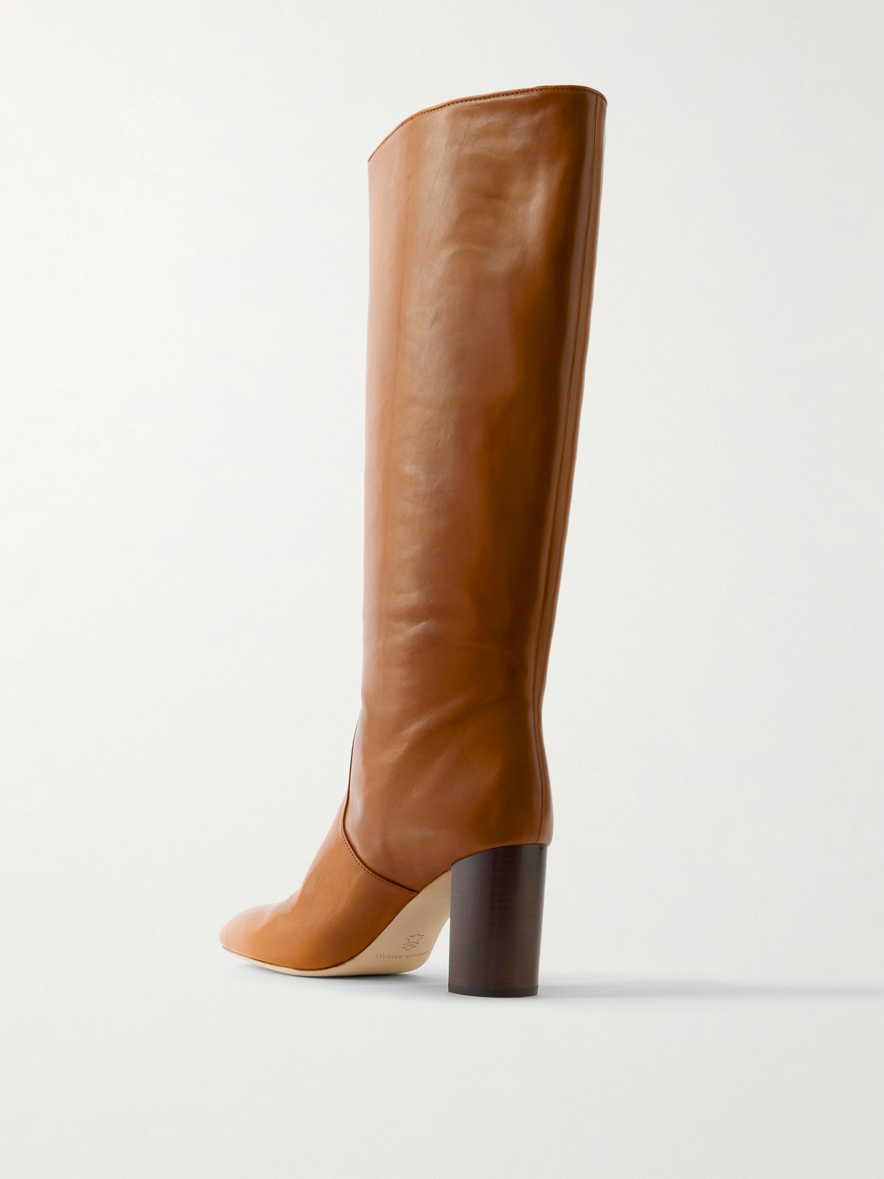 Goldy Leather Knee Boots