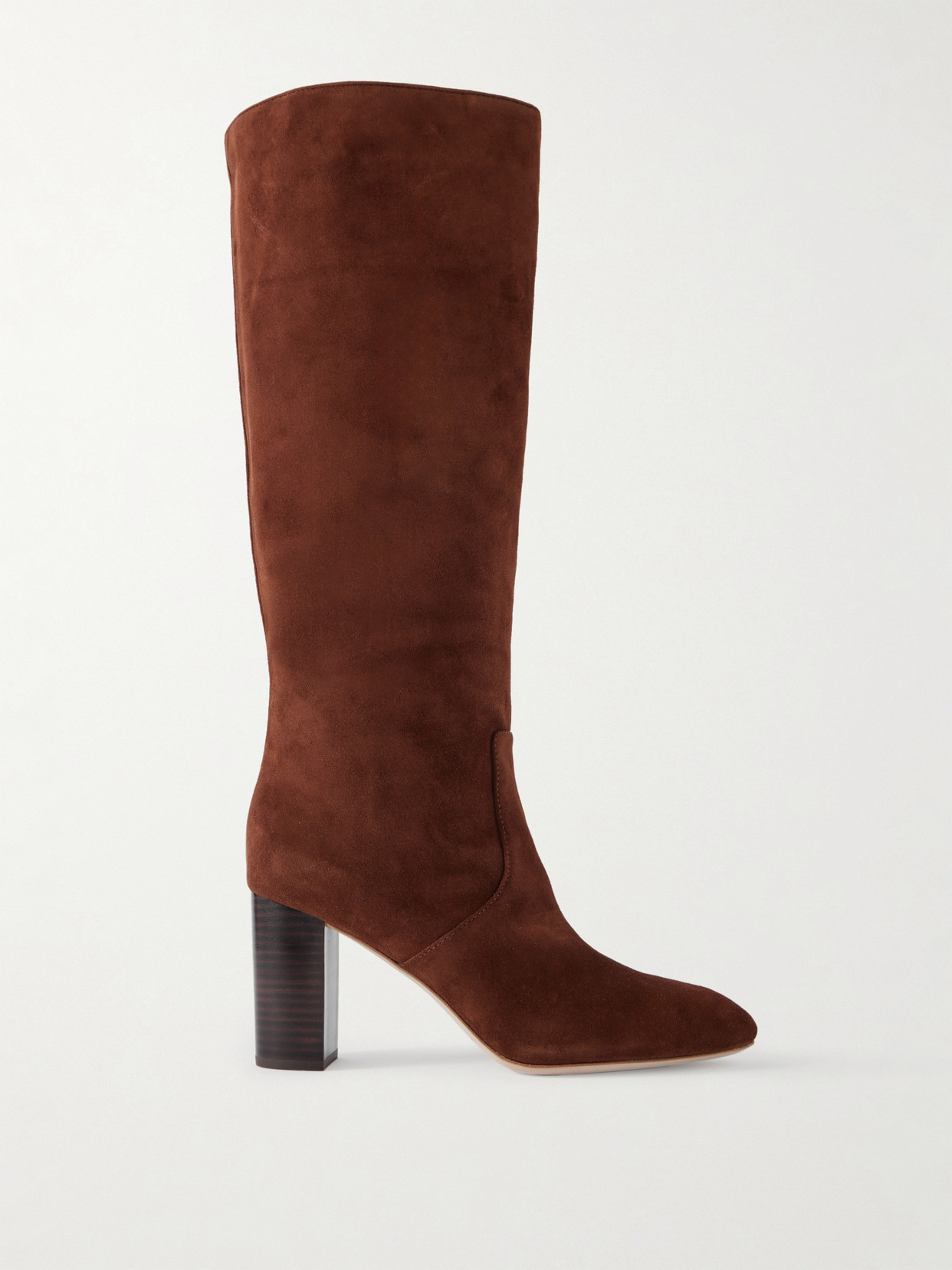 Loeffler Randall Goldy Suede Knee Boots In Brown