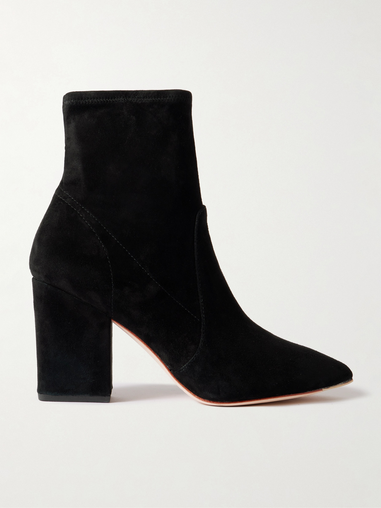 Loeffler Randall Isla Suede Ankle Boots In Black