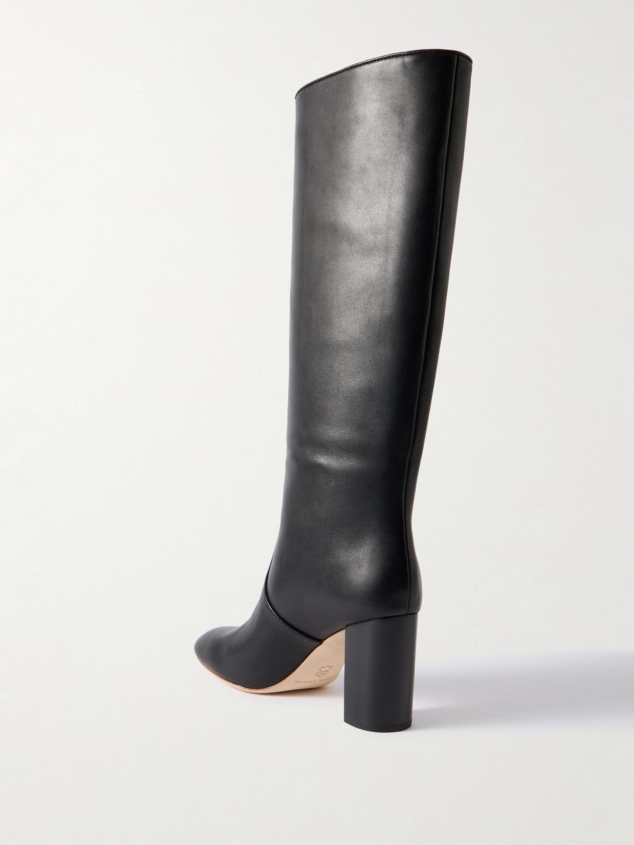 Goldy Leather Knee Boots