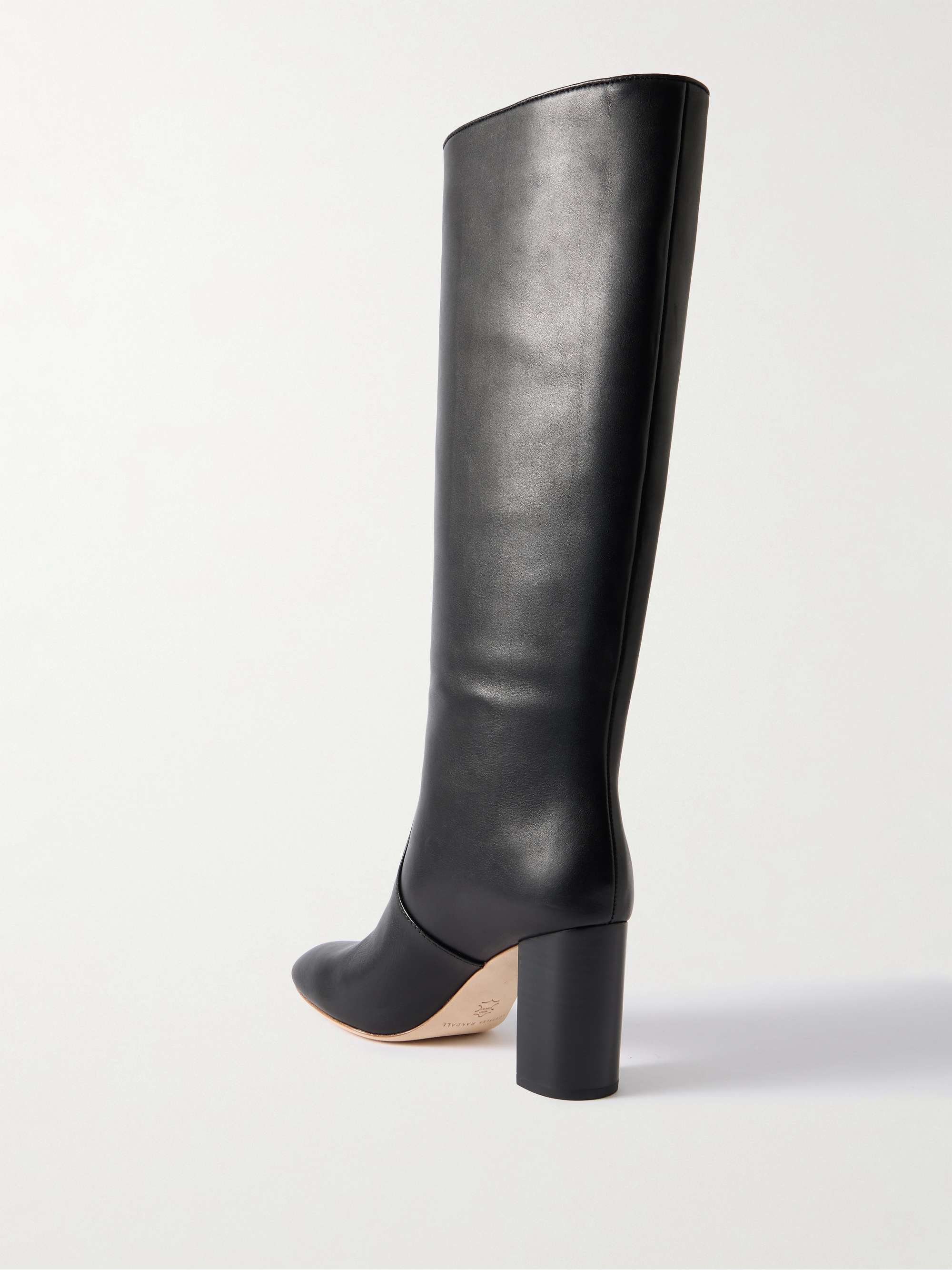 LOEFFLER RANDALL + NET SUSTAIN Goldy leather knee boots