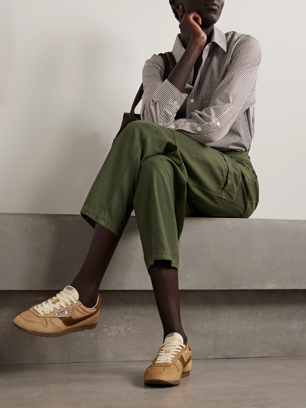 Windspin Two-Tone Sneakers