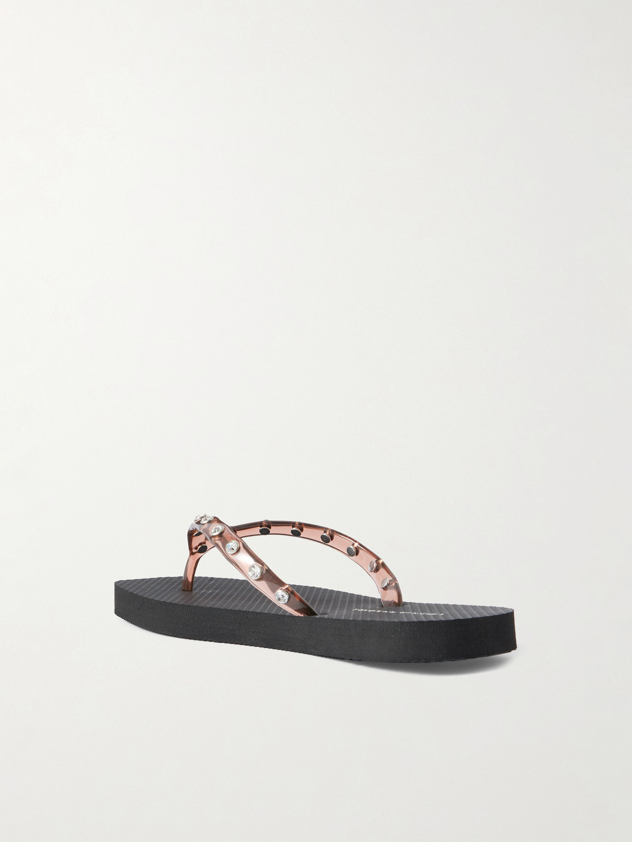 Loeffler Randall Taryn Crystal-embellished Pvc Flip Flops
