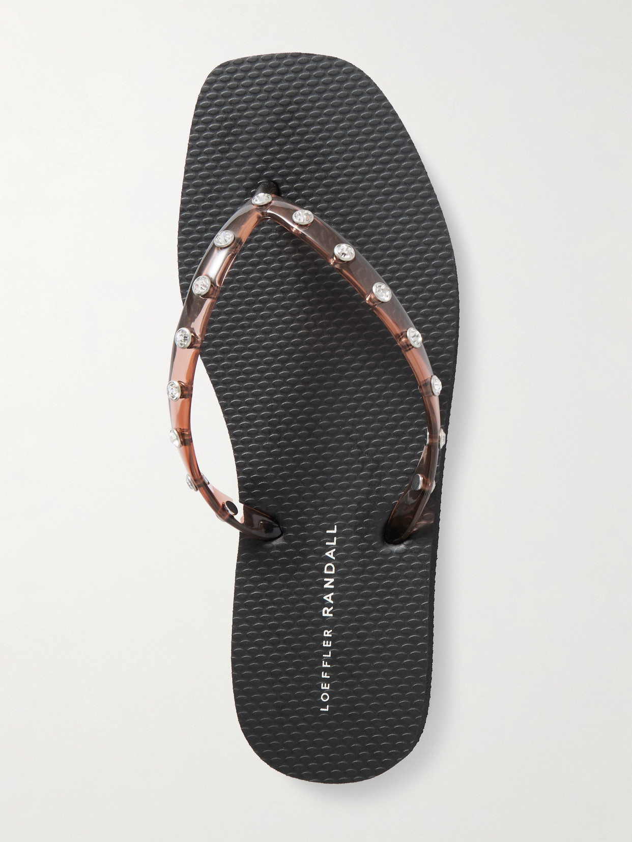 Loeffler Randall Taryn Crystal-embellished Pvc Flip Flops
