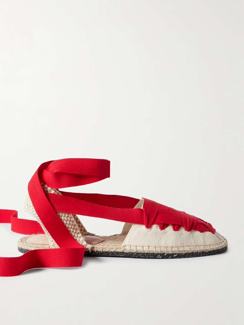 Loeffler Randall Wilson Lace-up Canvas Espadrilles