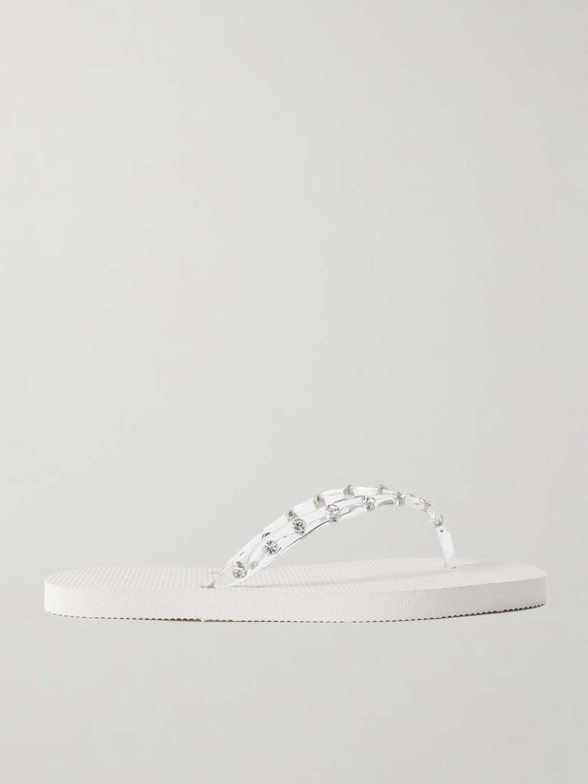Loeffler Randall Taryn Crystal-embellished Pvc Sandals