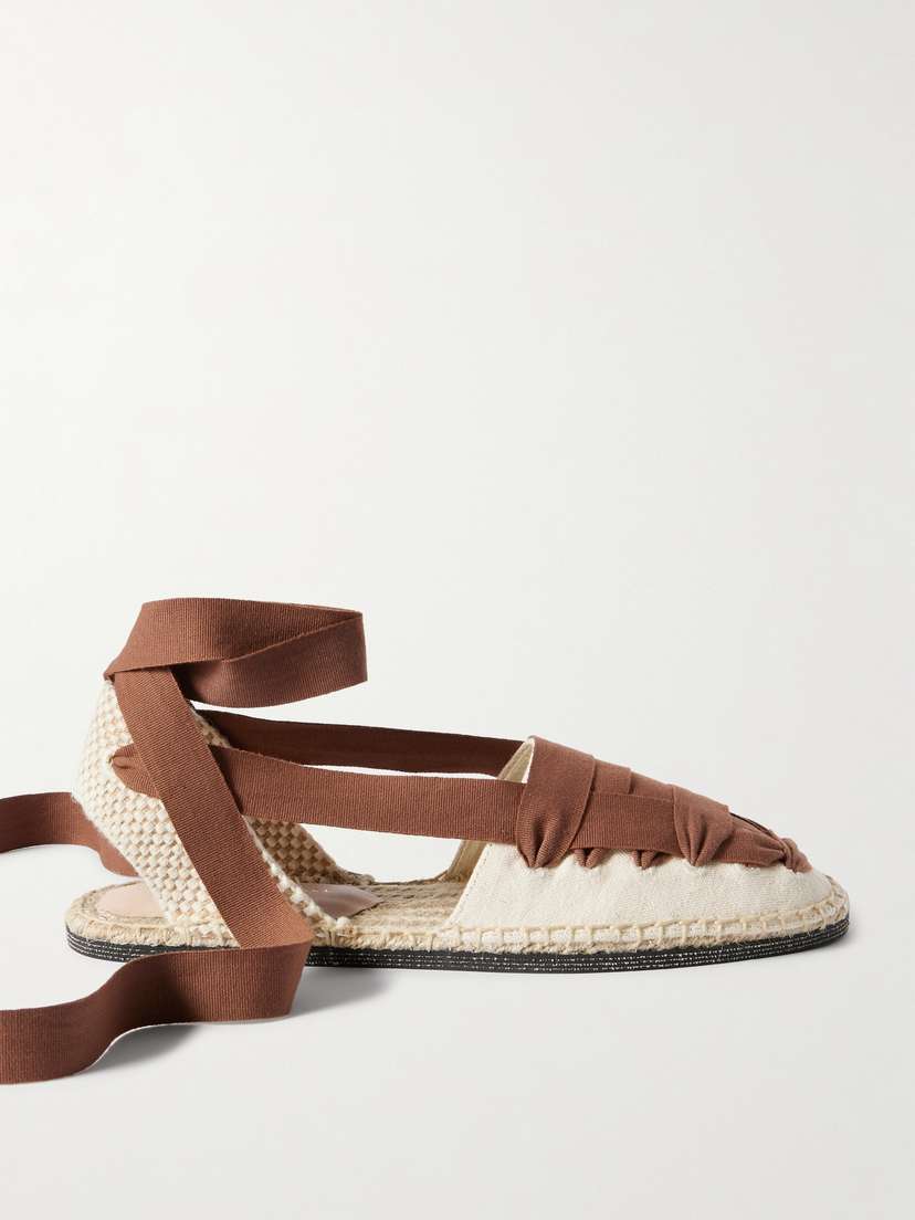 Loeffler Randall Wilson Lace-up Canvas Espadrilles
