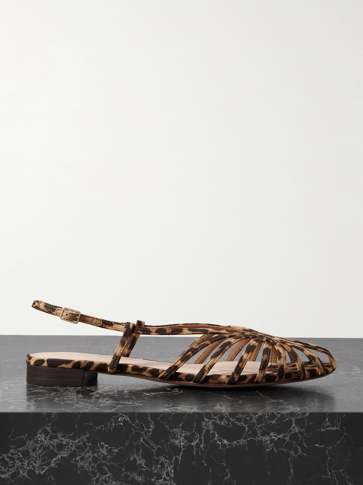 Loeffler Randall Devon Leopard-print Sandals