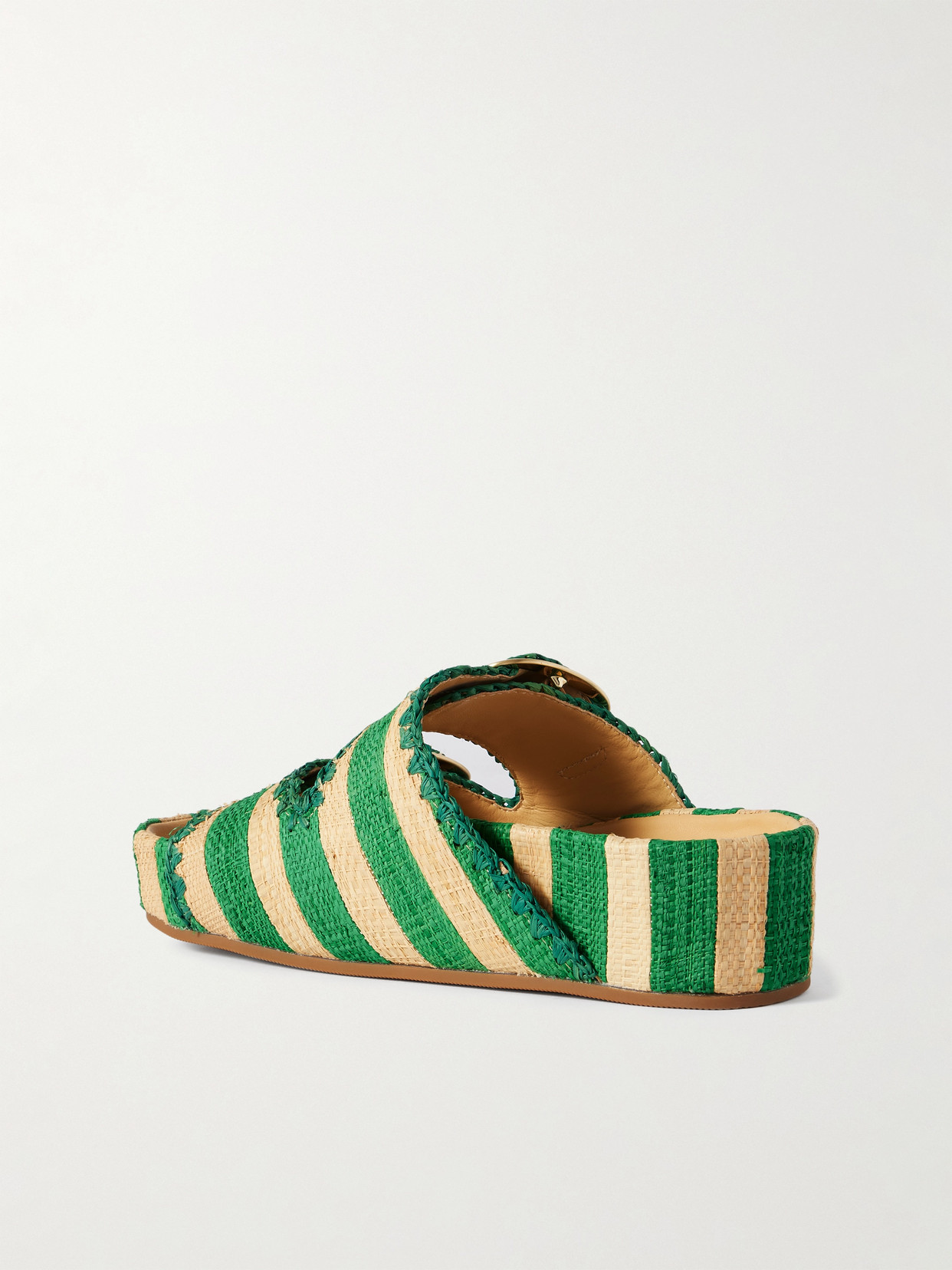 Loeffler Randall Theo Two-strap Platform Sandal In Brown