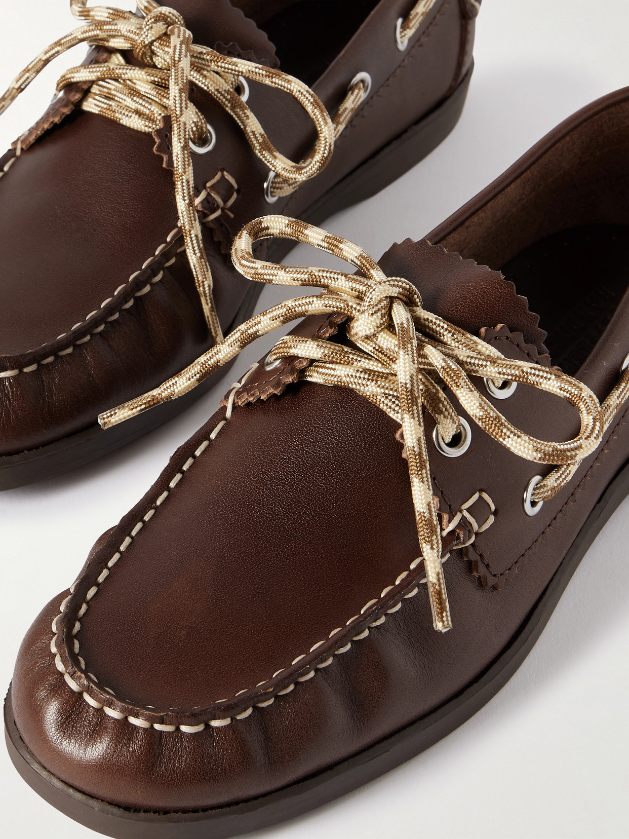 Loeffler Randall Franco Boat Shoe In Brown