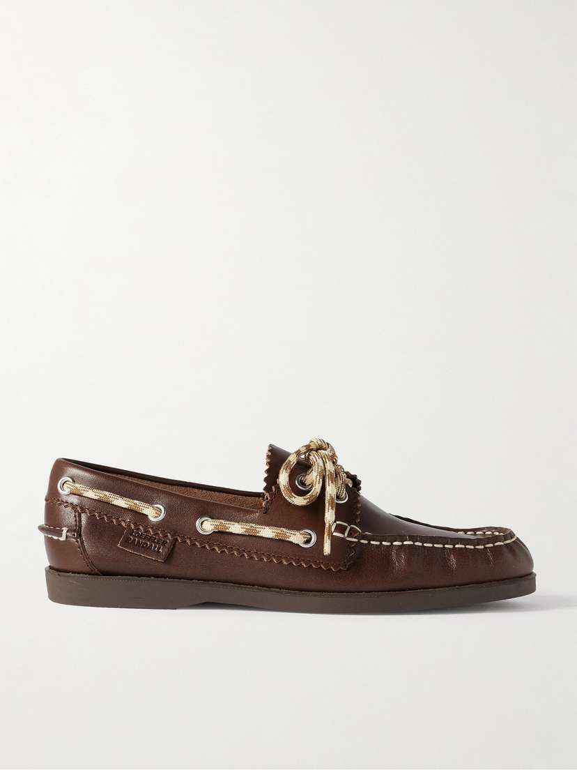Loeffler Randall Franco Leather Boat Shoes
