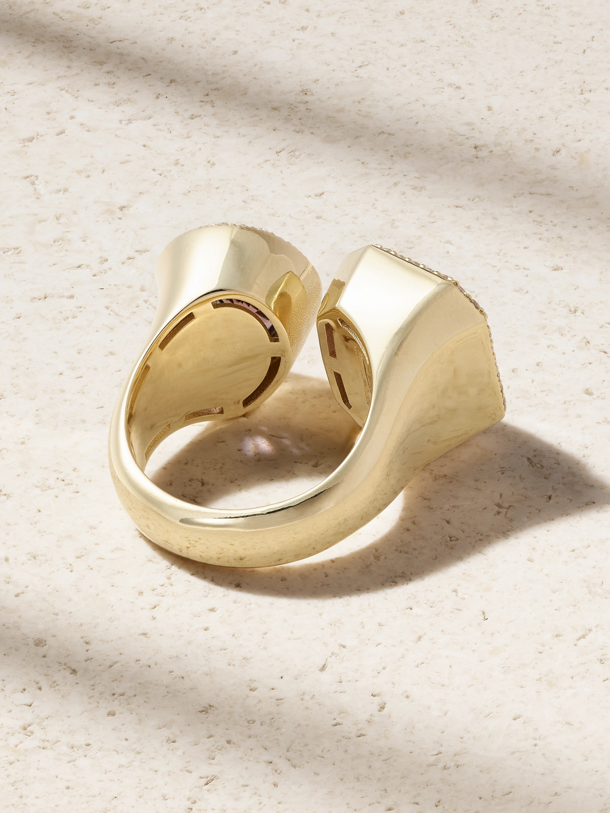 Jacquie Aiche 14-karat Gold, Tourmaline And Diamond Ring In Gold