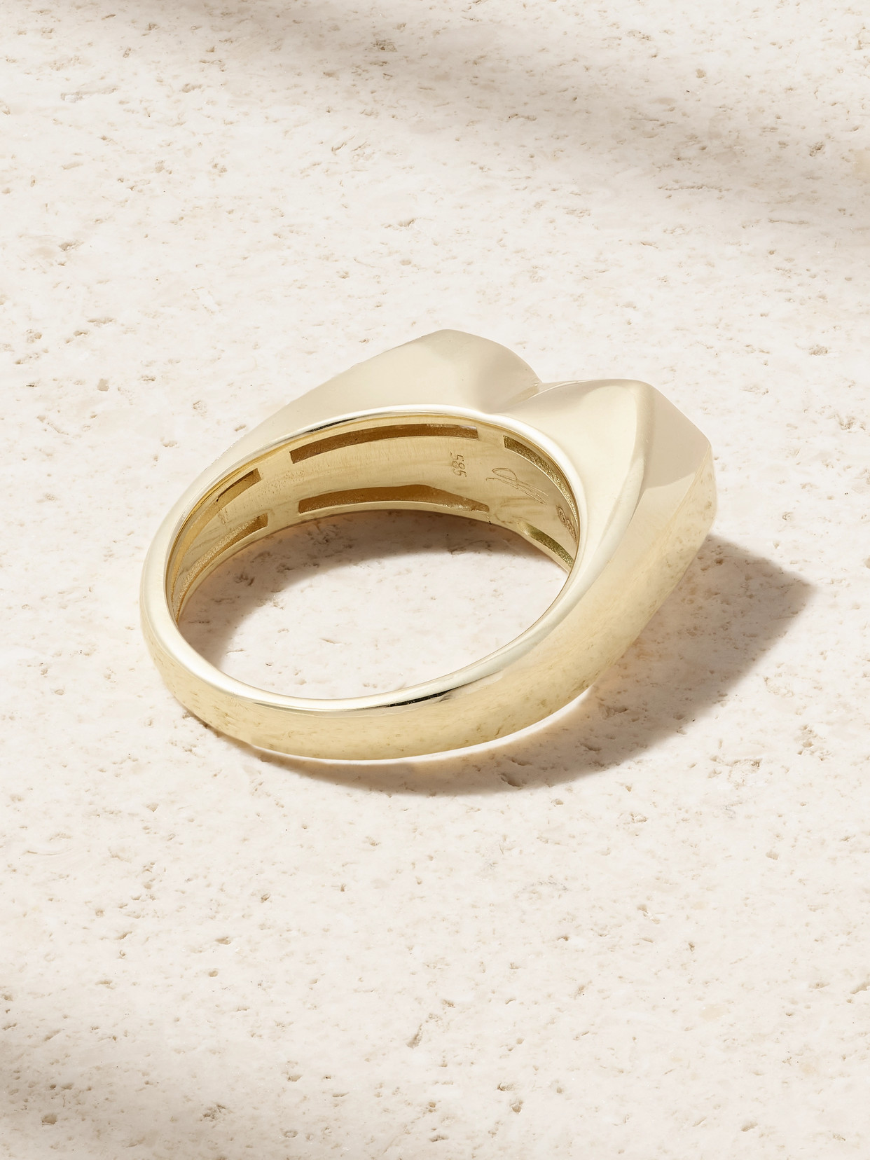 Jacquie Aiche 14-karat Gold, Emerald And Diamond Ring In Gold